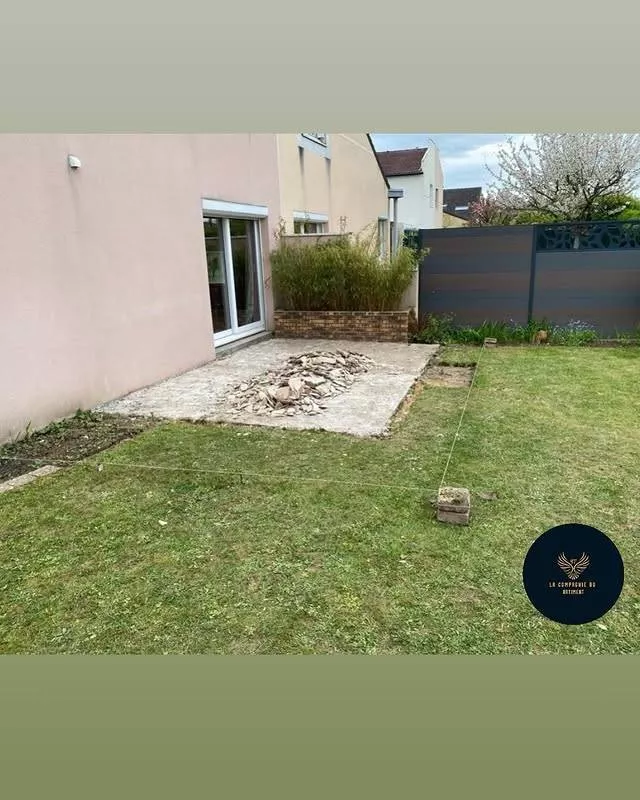Réalisation de différents travaux d'aménagement extérieur, Fontenay-le-Fleury, La Compagnie du Bâtiment