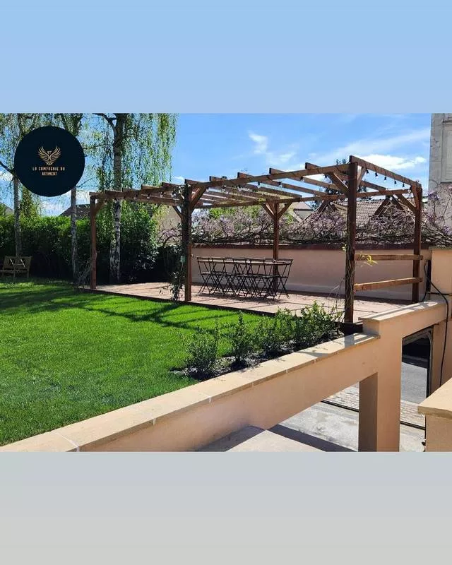 Réalisation de différents travaux d'aménagement extérieur, Fontenay-le-Fleury, La Compagnie du Bâtiment